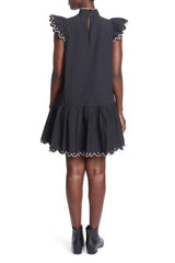 Dark Slate Gray Charlotte Dress Mini Dress
