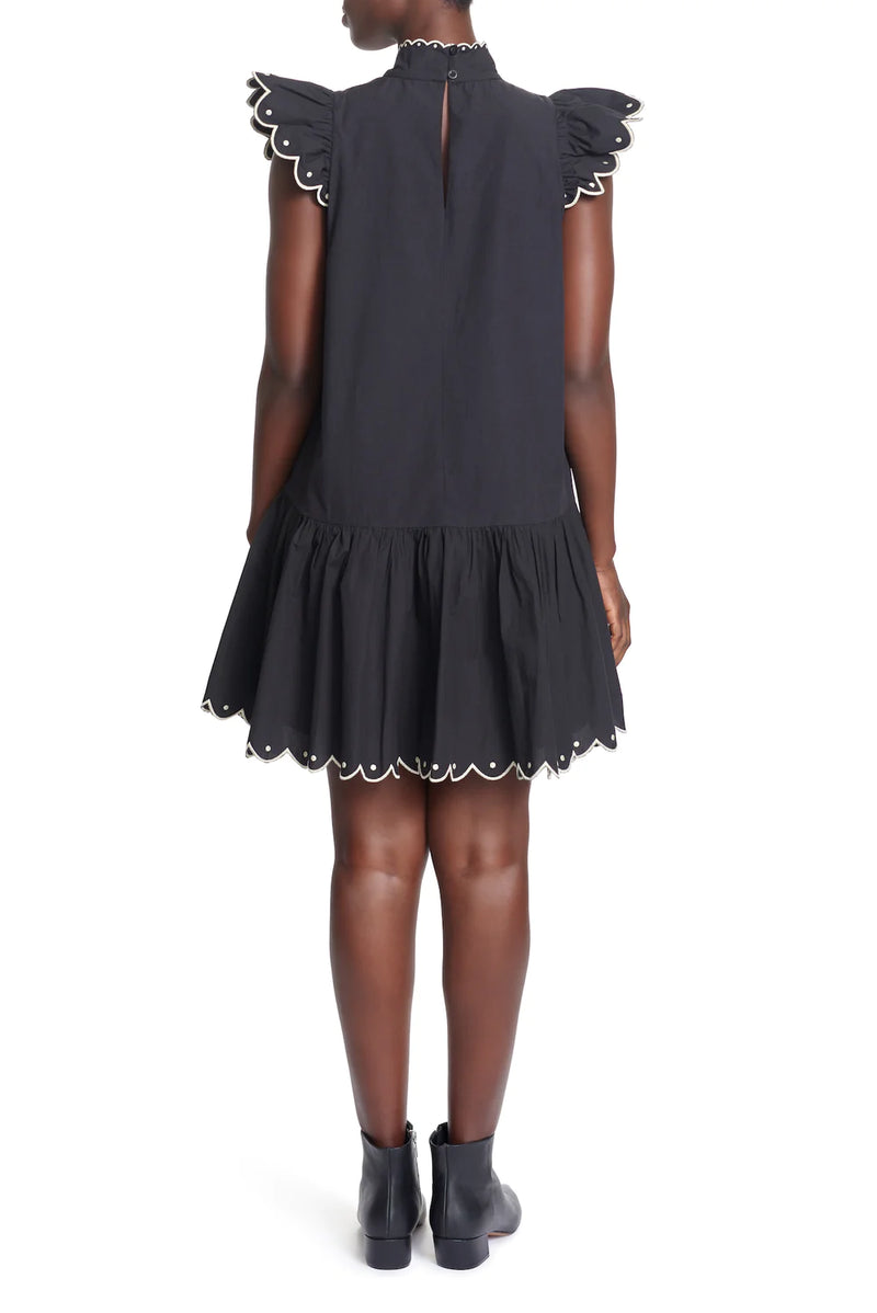 Dark Slate Gray Charlotte Dress Mini Dress