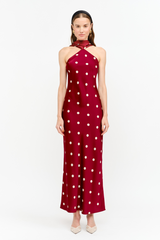 Magdalena Bias Cut Midi Dress Midi Dress