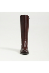 Milla Knee High Boot | Dark Brown Leather
