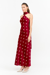 Magdalena Bias Cut Midi Dress Midi Dress