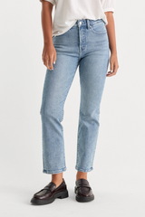 Lavender Good Legs Straight Jeans in Indigo1154 Jeans