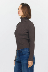 Dark Slate Gray Arlen Long Sleeve Sweater Sweater