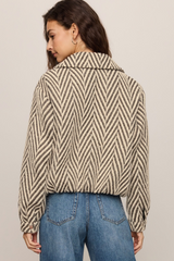 Rosy Brown Dunaway Bubble Jacket Jacket