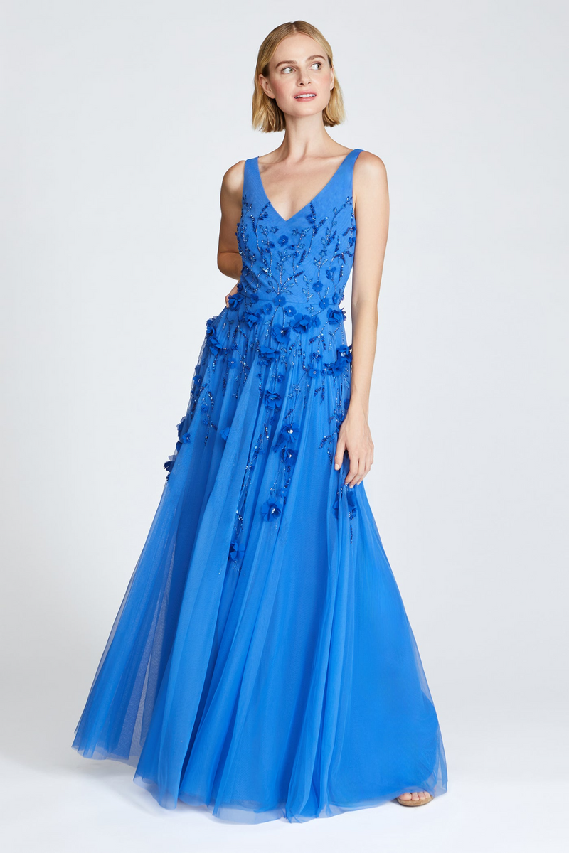 Fabiana | Beaded Capelet Gown Two Cumberland Fabiana | Beaded Capelet Gown Two Cumberland