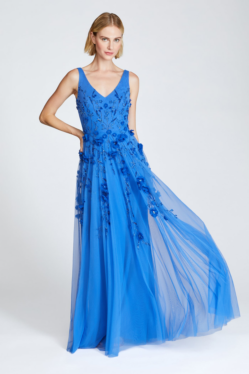 Fabiana | Beaded Capelet Gown Two Cumberland Fabiana | Beaded Capelet Gown Two Cumberland
