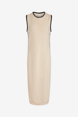 Beige Dwight Tank Knit Dress Midi Dress