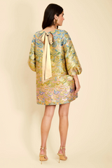 Bisque Rosanna Mini Dress in Gilded Marble Mini Dress