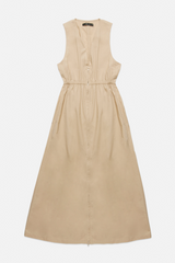 White Smoke Rubbens Dress Midi Dress