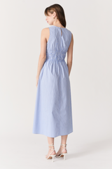 Light Gray Capelas Dress Midi Dress
