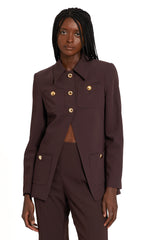 Dark Slate Gray Hughes Jacket Blazer