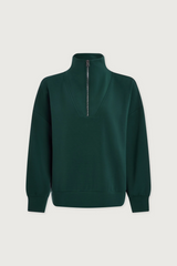 Dark Slate Gray Hawley Half Zip Sweat Sweater