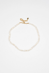 White Smoke Fresh Water Pearl Necklace Necklace