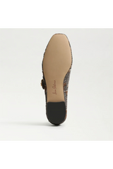 Lavender Michaela Mary Jane Flat | Mushroom Velvet flats
