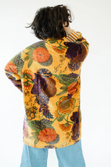 White Smoke Penny Velvet Lounge | Daisy Jacket