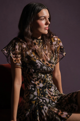 Evelyn Layered Dress in Metamorphosis