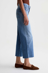 Lavender Saige Wide Leg Crop | 17 Years Duet Jeans