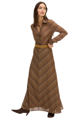 White Smoke Olive Skirt Maxi Skirt