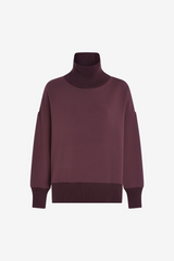 White Smoke Baker High Neck Sweat Sweatshirt