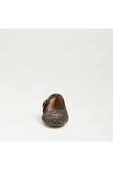 Lavender Michaela Mary Jane Flat | Mushroom Velvet flats