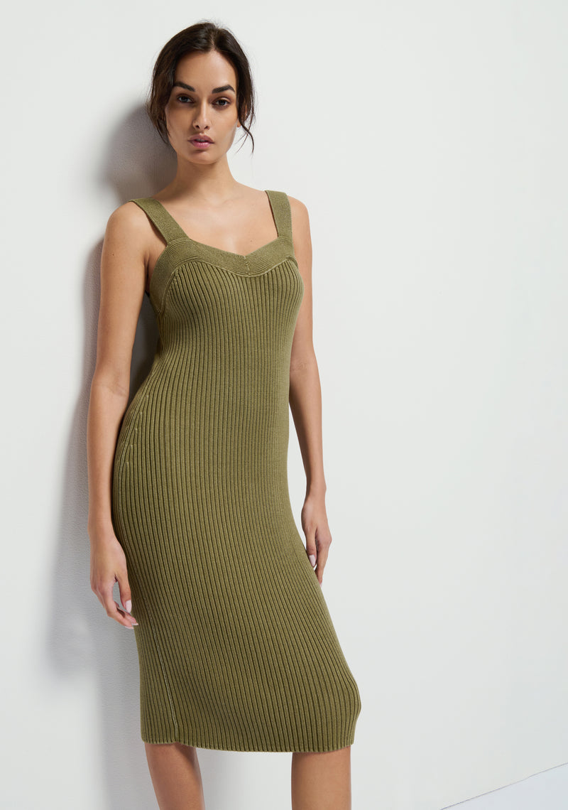 Light Gray Caresse Sweater Dress dress