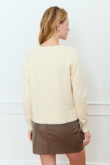 Beige Begonia Sweater Sweater