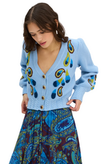 White Smoke Piper Cardigan Cardigan