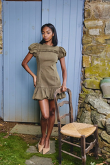 Light Slate Gray Adele Mini Dress Mini Dress