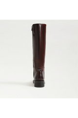 Milla Knee High Boot | Dark Brown Leather