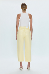 Eli High Rise Arched Leg | Soft Buttercup