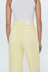 Eli High Rise Arched Leg | Soft Buttercup