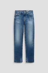 Dark Slate Gray Mari Mid-Rise Slim Straight | 15 Years Shoreline Jeans