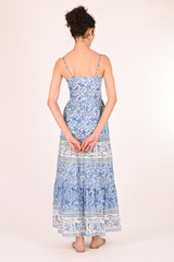 Misty Rose Adya Maxi in Blue Bell Maxi Dress