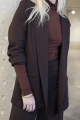 Dark Slate Gray Modal Turtleneck Top