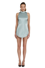Rosy Brown Marshall Silk Dress Mini Dress