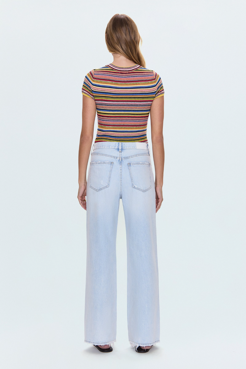 Hendrix High Rise Baggy Jean | Waterfall