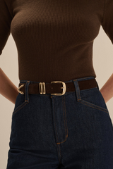 Black The Suede Jordan Belt Belt