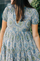 Dark Gray Clover Maxi Dress Maxi Dress