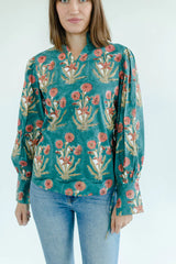 Dark Slate Gray Billy Blouse Top