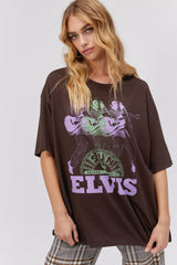 Dark Slate Gray Sun Records Elvis Tee Graphic Tee