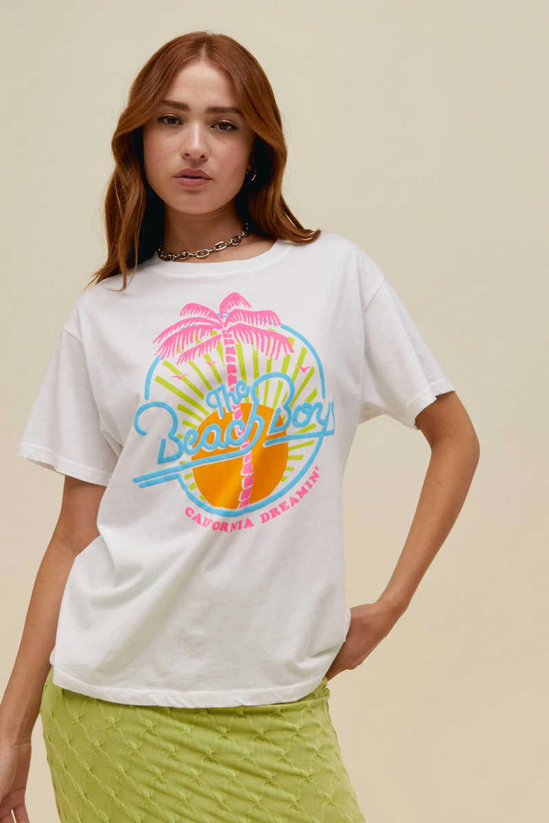 Light Gray The Beach Boys California Dreamin BF Tee Graphic Tee