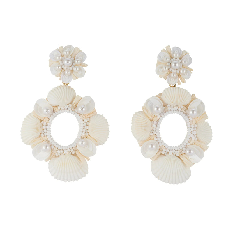 Light Gray Arzina Drop Earrings Earring