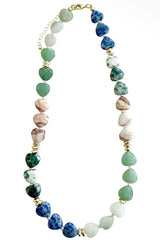 Morgan Heart Beaded Necklace