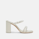 White Smoke Barrit Pearl Heels Heel