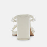 White Smoke Barrit Pearl Heels Heel