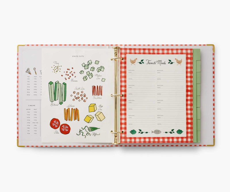 White Smoke Cherry Farm Recipe Binder Recipe Book