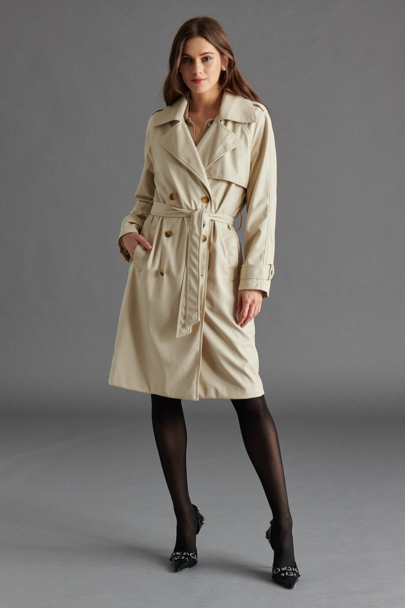 Dim Gray Ilia Trench Coat Coat