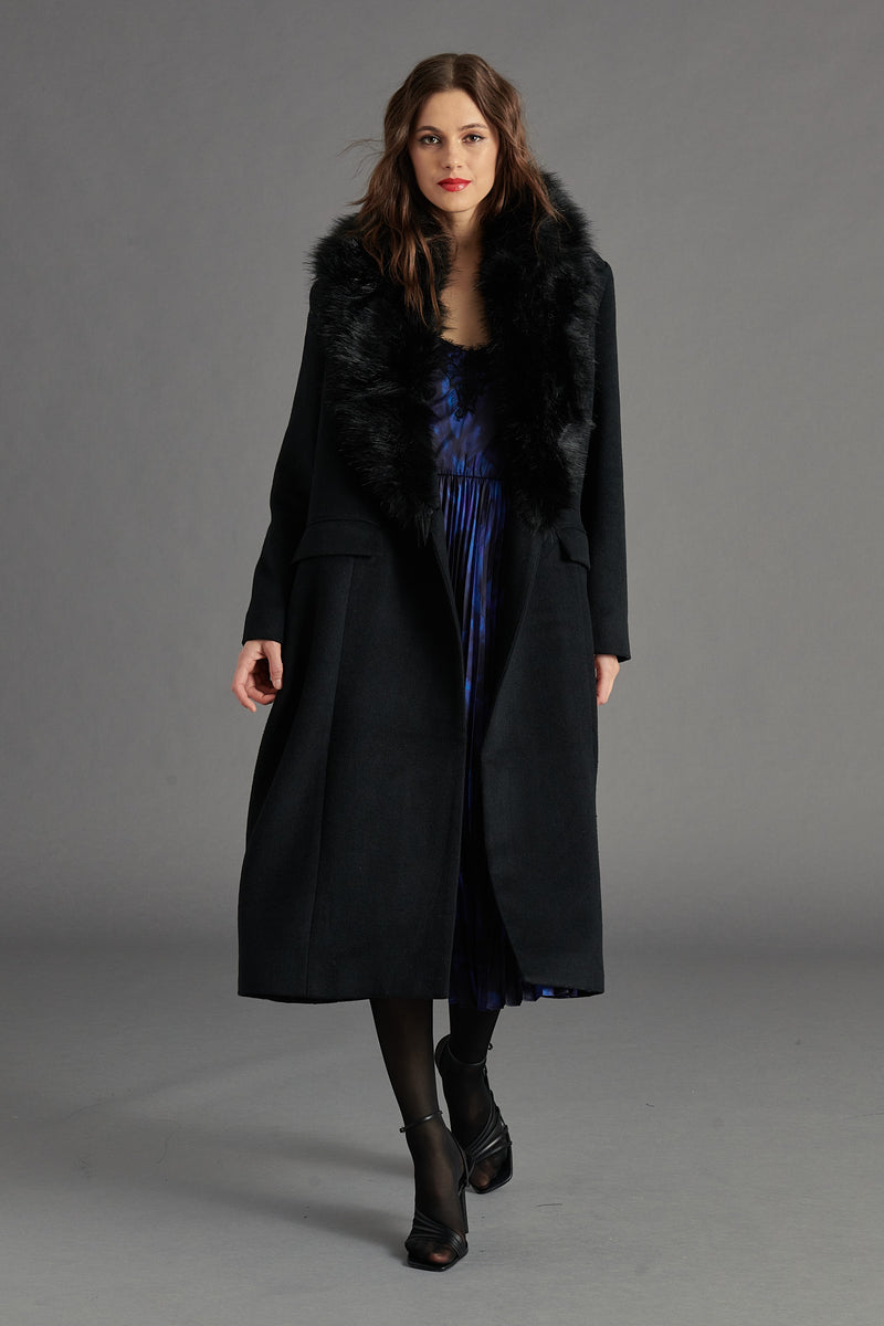 Dim Gray Prince Coat Coat