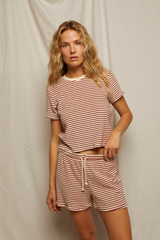 Bree Loop Terry Stripe Tee