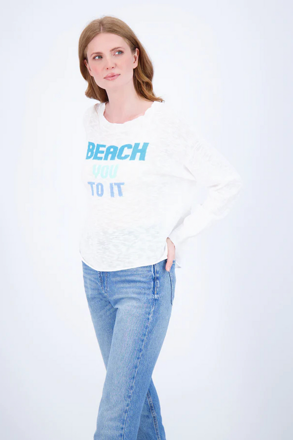Lavender Beach You To It Sweater Sweater